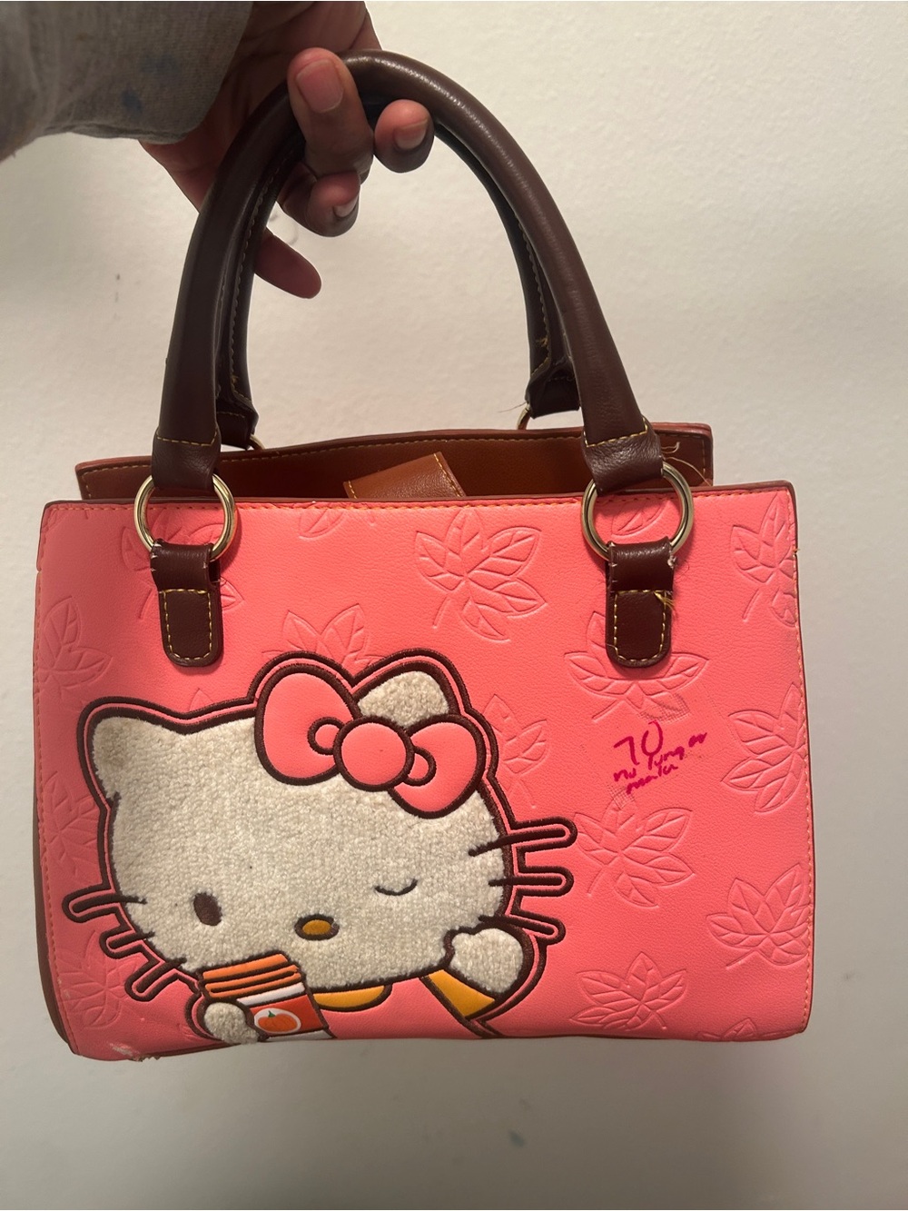Hello Kitty Pink Top-Handle Tote Bag